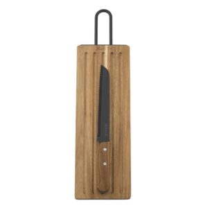 SET TABLA MADERA PARA PAN CON CUCHILLO
