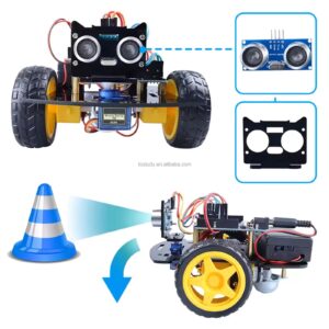 Kit Auto Ultrasonico Stem Education Para Ensamblar Juguete